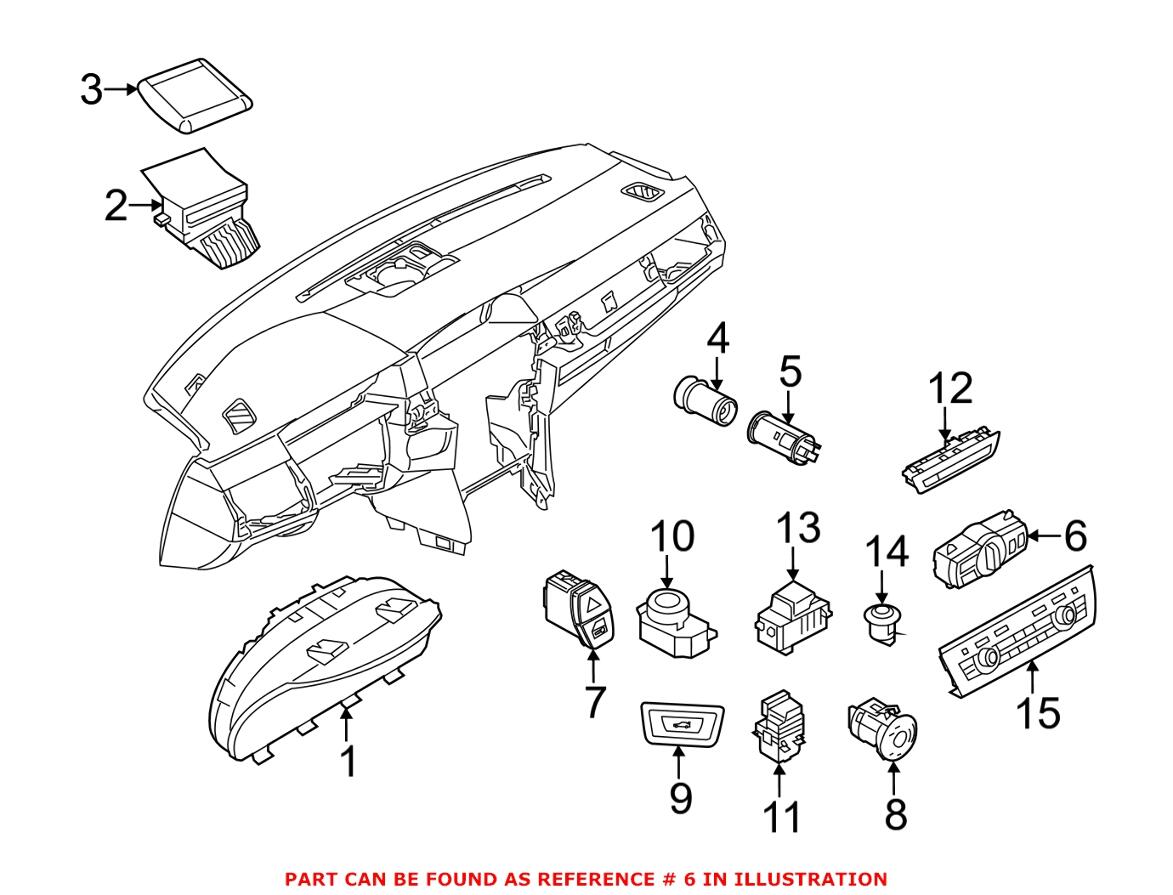 BMW Headlight Switch 61316803960